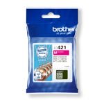 De Brother LC421M is een magenta inktcartridge voor scherpe kleurenprints, met een opbrengst van ongeveer 200 pagina’s. Deze enkele verpakking