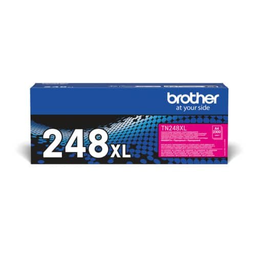 De Brother TN-248XLM is een slimme keuze voor wie levendige kleurenprints en betrouwbare prestaties zoekt. Deze magenta toner biedt tot