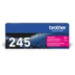 De Brother TN-245M magenta tonercartridge levert tot 2200 pagina’s en is ideaal voor scherpe, kleurrijke afdrukken. Deze toner is geschikt