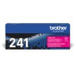 De Brother TN-241M magenta tonercartridge levert tot 1400 pagina’s en is geschikt voor diverse Brother laserprinters en multifunctionele modellen. Zo