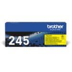De Brother TN-245Y is een gele kleurentoner met een paginaopbrengst tot 2200 pagina’s, ideaal voor scherpe en betrouwbare afdrukken. Deze