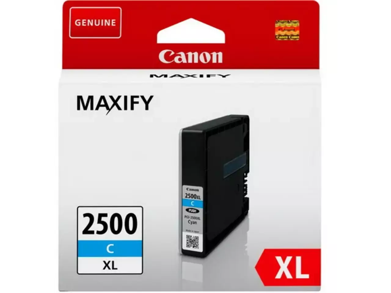 Canon 9265B001 inktcartridge origineel cyaan 1 stuk(s) De Canon 9265B001 (PGI-2500) cyaan inktcartridge levert tot 1755 pagina’s en is geschikt voor diverse Canon MAXIFY-printers. Een betrouwbare keuze