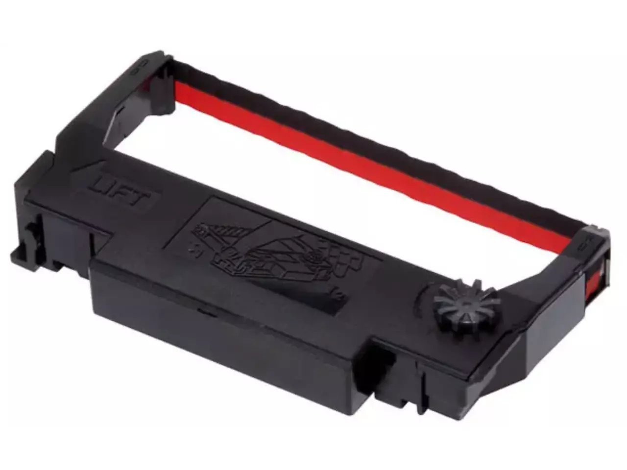 C43s015376 Epson ERC38BR lint zwart-rood voor 1,5 miljoen tekens nylon De Epson Ribbon Cartridge TM-300/U300/U210D/U220/U230 is een betrouwbare keuze voor kassasystemen en dot-matrix printers, met brede compatibiliteit en duidelijke zwart-rode