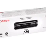 De Canon CRG-726 zwarte toner levert tot 2100 pagina’s aan scherpe afdrukken en is ideaal voor wie betrouwbaar en efficiënt