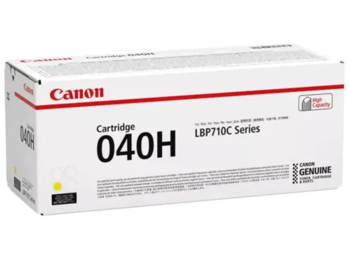 De Canon 040H gele tonercartridge levert heldere, professionele afdrukken en is geschikt voor diverse Canon i-SENSYS laserprinters. Met één cartridge
