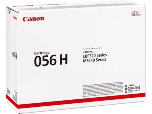 Canon 056 H zwarte toner levert tot 21.000 pagina’s en is ideaal voor betrouwbaar, scherp zwart-wit printen. Deze toner is