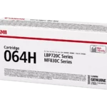 De Canon 064H cyaan tonercartridge levert tot 10.400 pagina’s en is geschikt voor diverse Canon Laser Printers en multifunctionele apparaten.