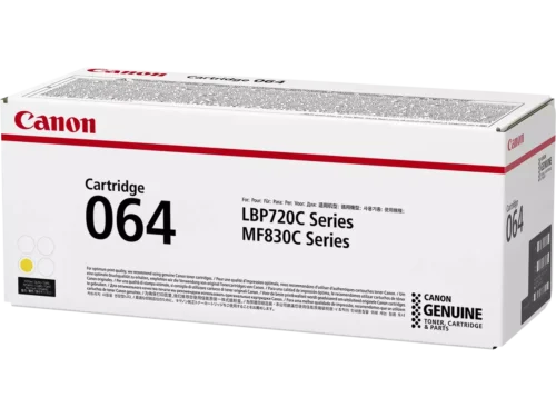 De Canon 064 gele toner levert tot 5000 pagina’s en is geschikt voor diverse Canon i-SENSYS printers en multifunctionals. Zo