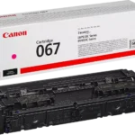 De Canon 067 magenta toner levert scherpe, levendige afdrukken tot 1250 pagina’s en is geschikt voor diverse Canon I-SENSYS laserprinters