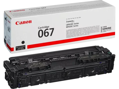 De Canon 067 zwarte toner levert scherpe afdrukken en gaat tot 1350 pagina’s mee, ideaal voor dagelijks gebruik. Deze originele