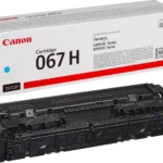 De Canon 067H cyaan toner levert tot 2350 pagina’s en is geschikt voor diverse Canon i-SENSYS laser- en multifunctionele printers.