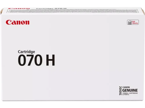 De Canon 070H zwarte toner levert tot 10.200 pagina’s en is ideaal voor wie langdurig scherp wil printen. Deze toner