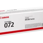 De Canon 072 zwarte toner levert tot 1400 pagina’s en is ideaal voor diverse Canon i-SENSYS laserprinters en multifunctionals. Een