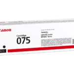 De Canon 075 zwarte toner levert tot 1300 pagina’s en is ideaal voor scherpe, duidelijke zwart-witafdrukken. Deze toner wordt per