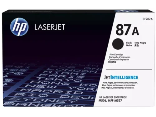 De HP 87A originele zwarte LaserJet tonercartridge levert scherpe, betrouwbare afdrukken en gaat tot 8.550 pagina’s mee. Ideaal voor diverse