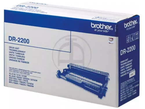 De Brother DR-2200 is een originele toner/drum die geschikt is voor een breed scala aan Brother fax-, laserprinter- en multifunctionele