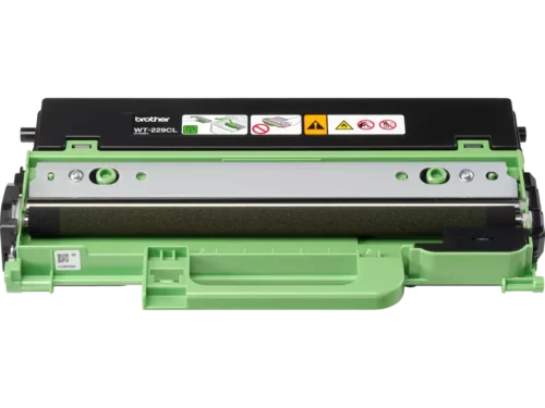 De Brother WT-229CL is een originele toneropvangbak die zorgt voor betrouwbare prestaties en compatibiliteit met diverse Brother laserprinters en multifunctionals,