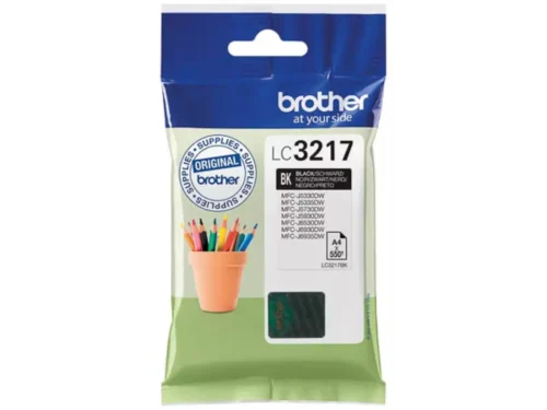 De Brother inktcartridge zwart levert scherpe, duurzame afdrukken met pigmentinkt en een opbrengst tot 550 pagina’s. Deze enkele verpakking is