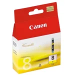 De Canon 0623B001 gele inktcartridge levert heldere, duurzame afdrukken met pigmentinkt en gaat tot 280 pagina’s mee. Deze cartridge is