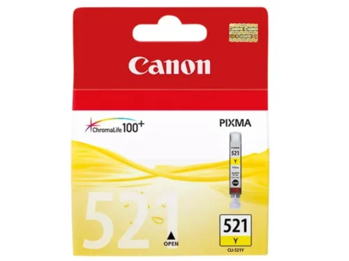 De Canon 2936B001 gele inktcartridge levert heldere, nauwkeurige afdrukken dankzij pigmentgebaseerde inkt en is geschikt voor diverse Canon PIXMA-printers. Deze