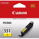 De Canon 6511B001 gele inktcartridge levert heldere, pigmentgebaseerde afdrukken en gaat tot 347 pagina’s mee. Deze normale rendementscartridge is geschikt