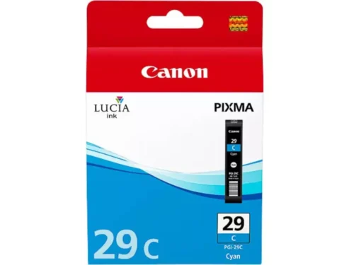 De Canon 4873B001 inktcartridge levert tot 1800 pagina’s in cyaan en is speciaal geschikt voor de Canon Ink-Jet PIXMA PRO-1.