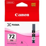 De Canon 6408B001 foto magenta inktcartridge levert betrouwbare, pigmentgebaseerde afdrukken met een opbrengst van ongeveer 303 pagina’s. Deze cartridge is