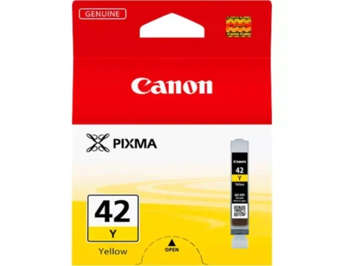 Canon 6387B001 is een gele inktcartridge op pigmentbasis met normaal rendement, geschikt voor de Canon PIXMA PRO 100 en PRO