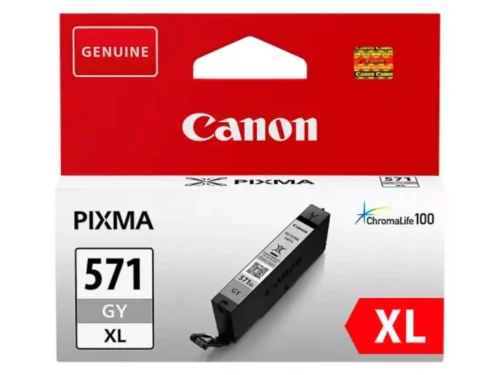 De Canon 0335C001 grijze inktcartridge biedt met zijn XL-rendement en pigmentbasis tot 289 pagina’s aan scherpe, betrouwbare afdrukken. Deze cartridge