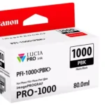 De Canon 0546C001 is een pigmentgebaseerde fotozwarte inktcartridge van 80 ml, speciaal ontworpen voor de Canon imagePROGRAF PRO 1000. Met