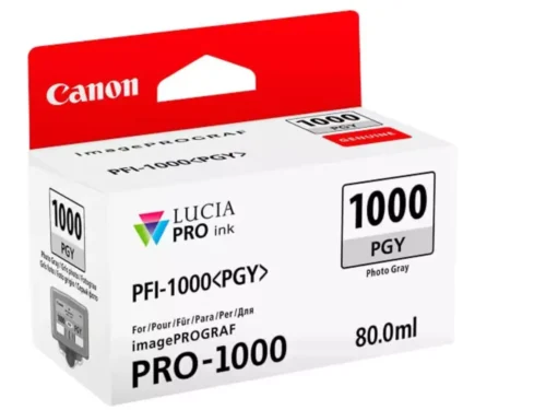 De Canon 0553C001 kleureninkt levert scherpe, professionele afdrukken met een hoge paginaopbrengst van 3165 pagina’s en 80 ml pigmentgebaseerde inkt.