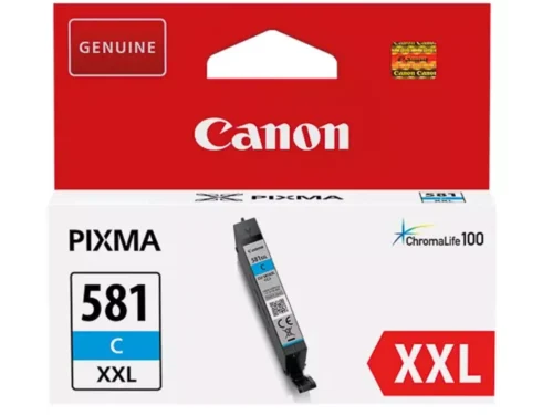 De Canon 1995C001 cyaan inktcartridge levert tot 282 pagina’s en is geschikt voor diverse PIXMA-printers van Canon. Dankzij de hoge