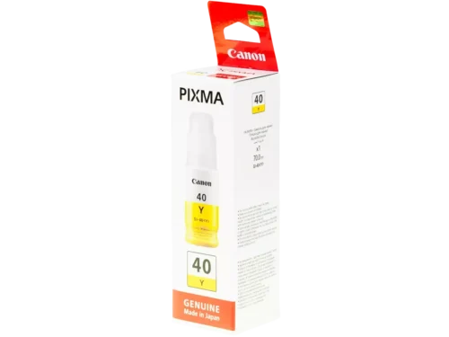 De Canon GI-40 gele inktcartridge is een originele Canon-navulling die zorgt voor heldere, betrouwbare afdrukken. Deze cartridge is geschikt voor