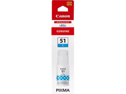 De Canon 4546C001 in cyaan is een originele inktcartridge die zorgt voor heldere, betrouwbare afdrukken met Canon PIXMA G-serie printers.