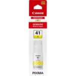 De Canon GI-41Y is een originele gele inktcartridge voor diverse Canon PIXMA printers en zorgt voor heldere, betrouwbare afdrukken. Dankzij