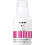 De Canon GI-46 M in magenta is een originele inktcartridge die zorgt voor levendige afdrukken en betrouwbare prestaties in je
