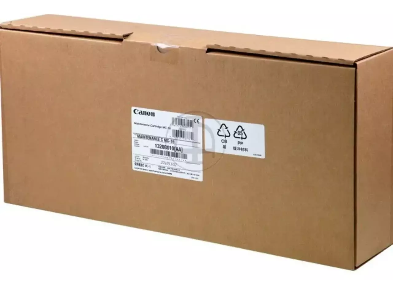 1320b010 Canon MC16 iPF onderhoudscartridge Canon 1320B010BB is een losse verpakking met 1 stuk en geschikt voor diverse Canon imagePROGRAF- en IPF-printers. Dit maakt het