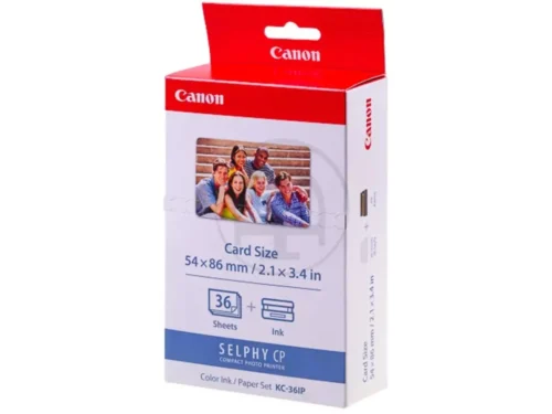 De Canon 7739A001 is een geschikte inktcassette voor verschillende Canon SELPHY- en CARD PHOTO-printers en zorgt voor heldere, levendige fotoprints.