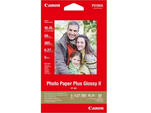 Canon 2311B003 is een rood fotopapier met hoogglans afwerking, ideaal voor scherpe en levendige afdrukken van 10 x 15 cm.