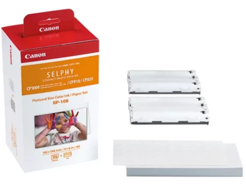 Canon 8568B001 is een waardevolle value pack met kleurstofsublimatie-inkt voor diverse Canon SELPHY fotoprinters, ideaal voor scherpe en levendige afdrukken.