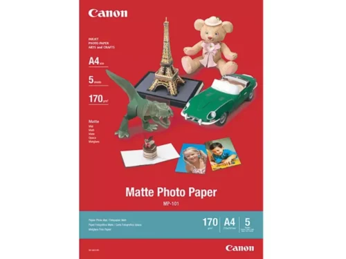 Canon 3634C002 is wit fotopapier in 10×15 cm formaat, ideaal voor het afdrukken van scherpe foto’s. Met 5 vellen per