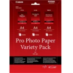 De Canon 6211B021 is een wit A4-papierformaat dat geschikt is voor laser- en inkjetprinters, met een afmeting van 210 x