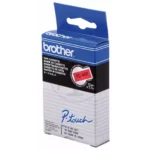Brother TC-401 is een betrouwbare labeltape met zwart-op-rood afdruk, ideaal voor duidelijke en opvallende labels. Deze Brother TC-401 tape is