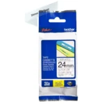 Brother Labeltape 24mm is een duurzame TZe-tape met zwarte tekst op zilver, ideaal voor duidelijke en professionele labels. Met een
