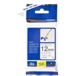 De Brother TZE-FX231 tape biedt heldere zwart-op-wit labels van 1,2 cm breed en 8 m lang, ideaal voor diverse Brother