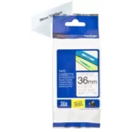 Brother TZE-161 is een duurzame TZe-tape met zwart-op-zilver print, ideaal voor scherpe en professionele labels. Met een breedte van 3,6