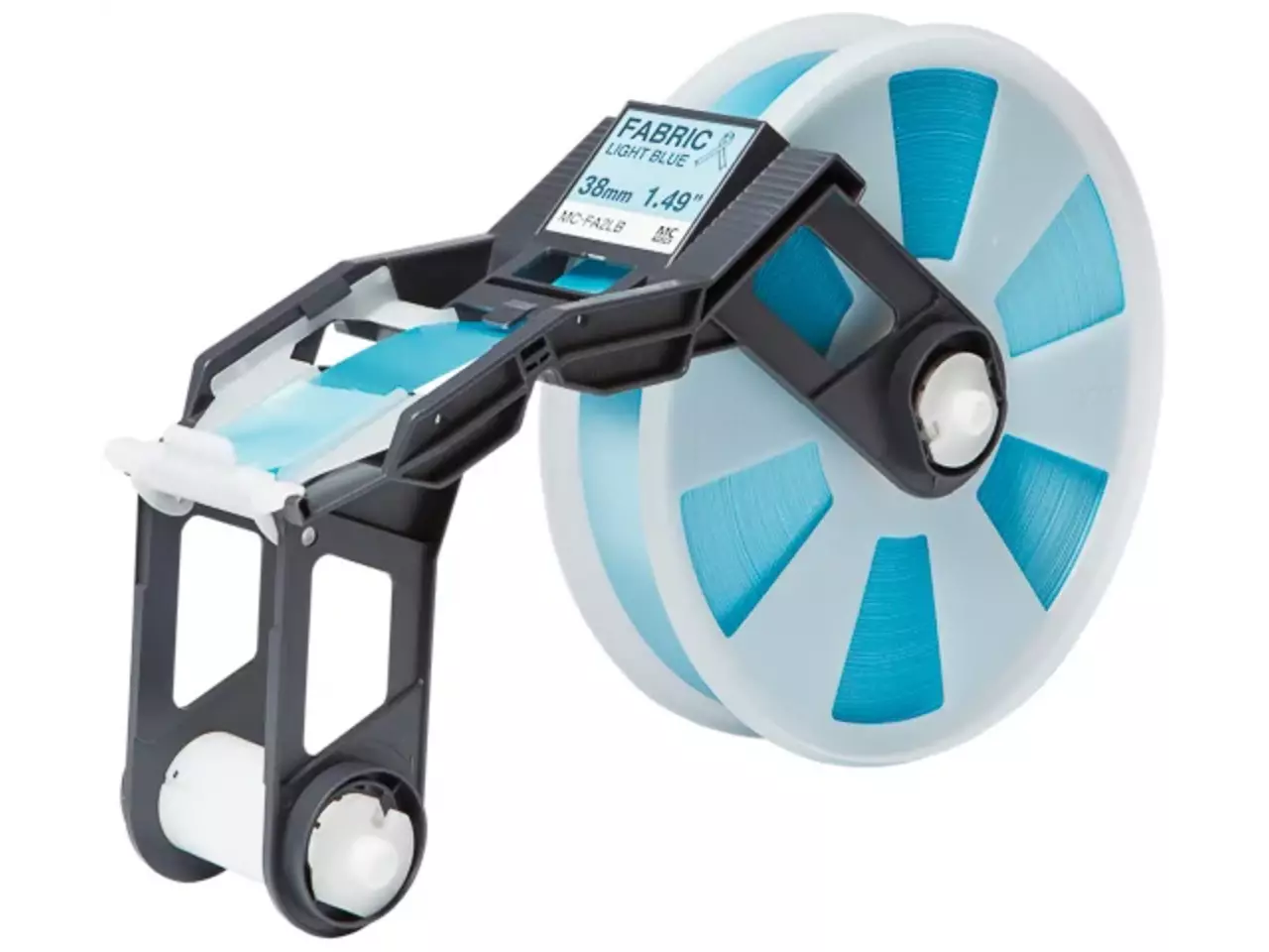 MCFA2LB Brother lint 38mm lichtblauw 310 meter textieltape crea tor De Brother MC-FA2LB is een compatibele blauwe tape voor de TP-M5000N en diverse Brother Tape Creator-modellen, ideaal voor scherpe en