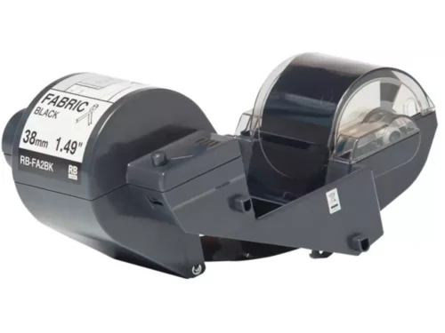 De Brother RB-FA2BK is een zwarte tape die perfect compatibel is met diverse Brother Tape Creator-modellen, waaronder de TP-M5000N. Dankzij