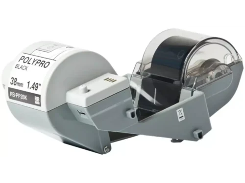 De Brother RB-PP2BK is een zwarte tape-cartridge met thermische transfertechnologie, speciaal geschikt voor diverse Brother Tape Creator-printers zoals de TP-M5000N.