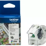 De Brother CZ-1001 is een doorlopend etiket met CZ-tape en inkjettechnologie, ideaal voor heldere en kleurrijke labels van 9 mm
